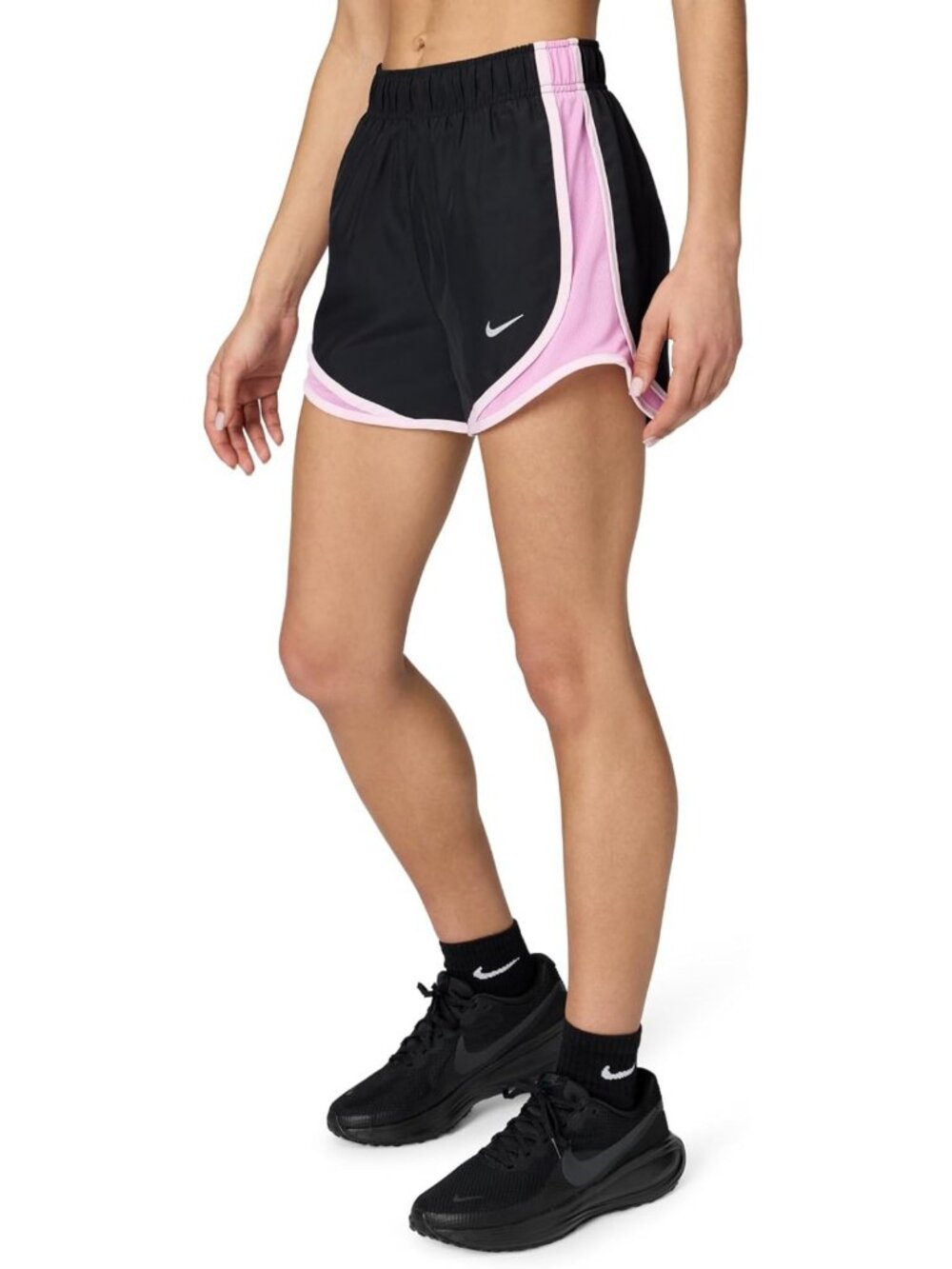 Women's Mid-Rise Dri-FIT Running Shorts with Brief Lining - Comfortable